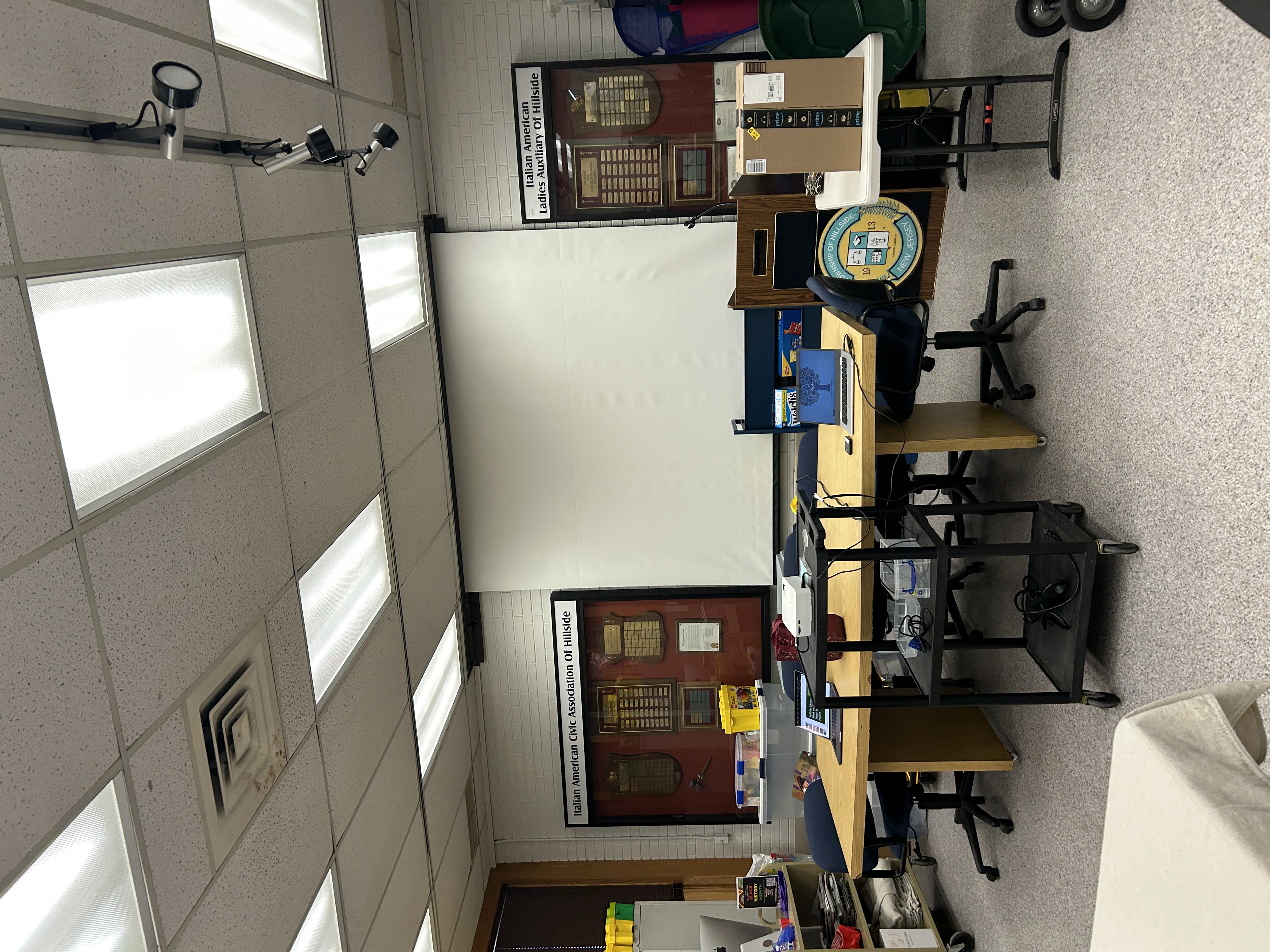 Hillside Library presentation room